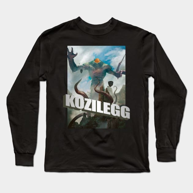 Kozilegg Long Sleeve T-Shirt by CursedClothier